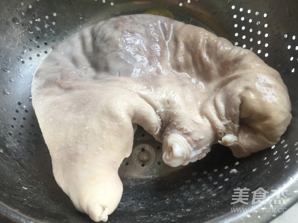 糟香猪肚的做法
