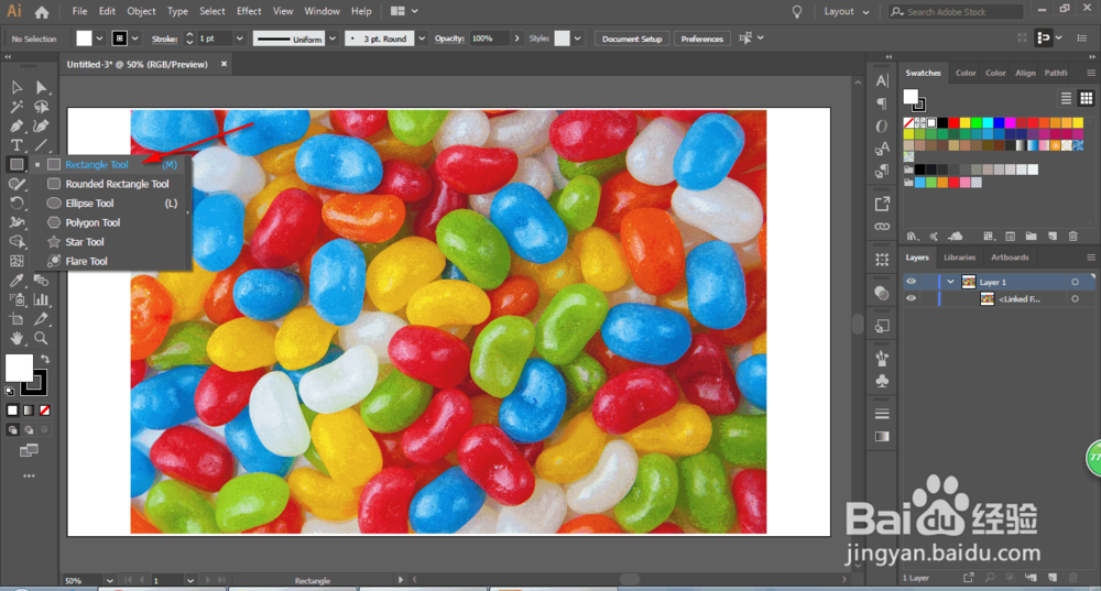 Ai2019怎么裁剪图片