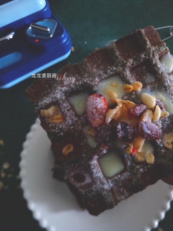 花生黑芝麻华夫饼