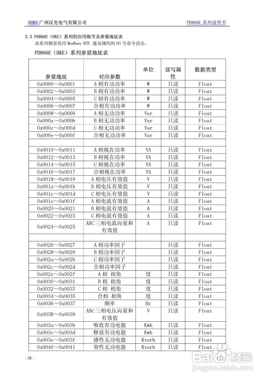 PD866E（HKE）系列多功能电力仪表使用说明书:[3]