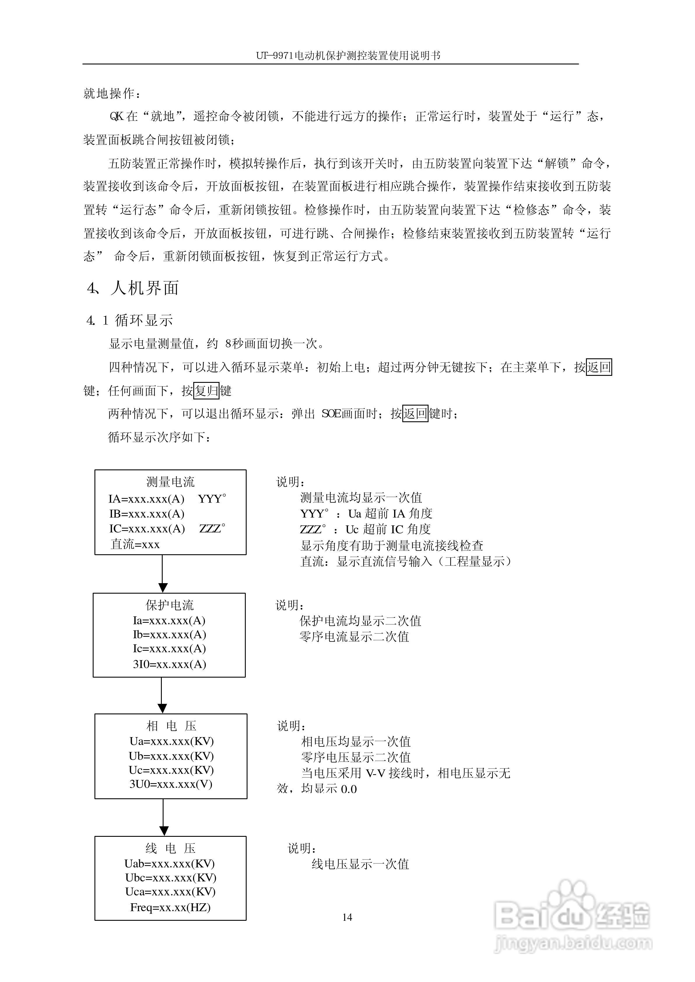 优特UT-9971电动机保护测控装置使用说明书:[2]