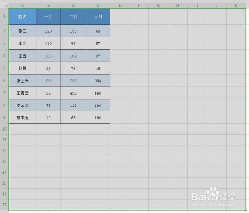 Excel表格中如何自动添加边框