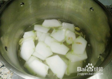 夏季养生食谱-----冬瓜绿豆汤