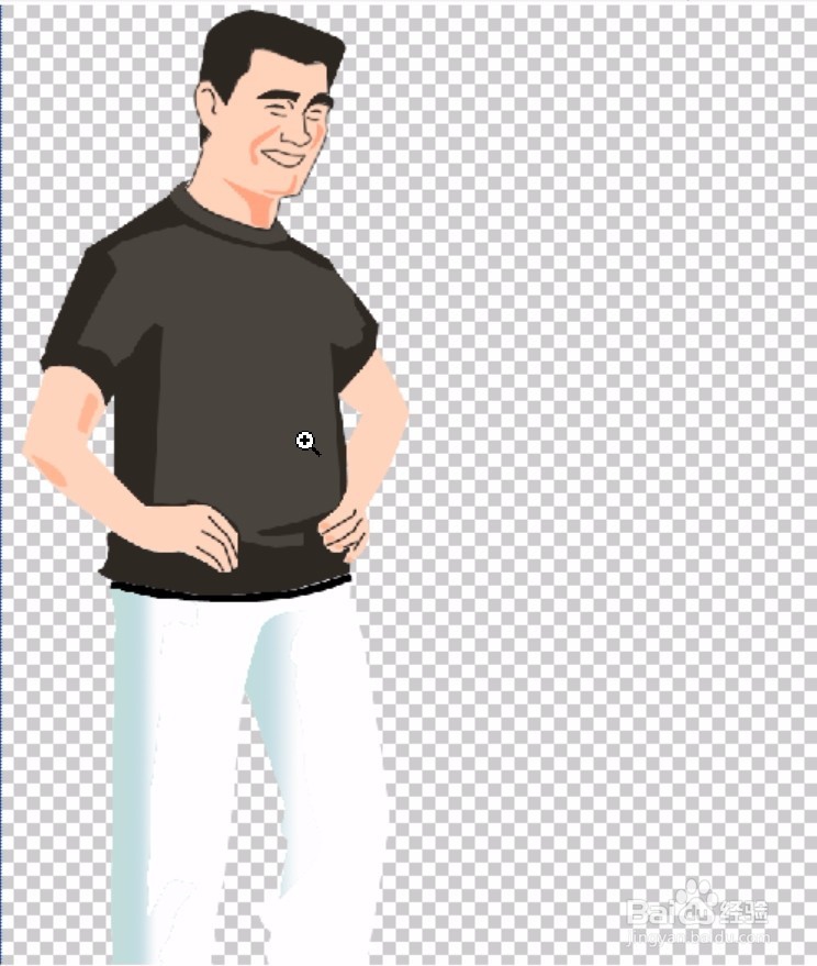 卡通姚明图片绘制