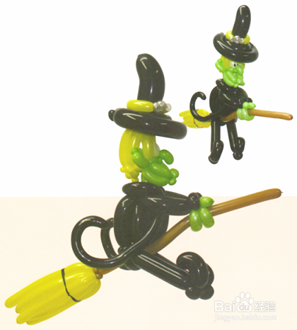 魔法气球造型系列之气球卡通公仔女巫（上）