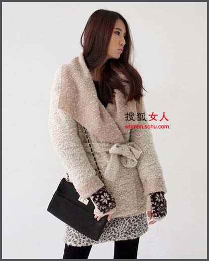 宽松外套抗寒冬随意搭配修身形