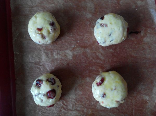 蔓越莓白巧克力司康饼