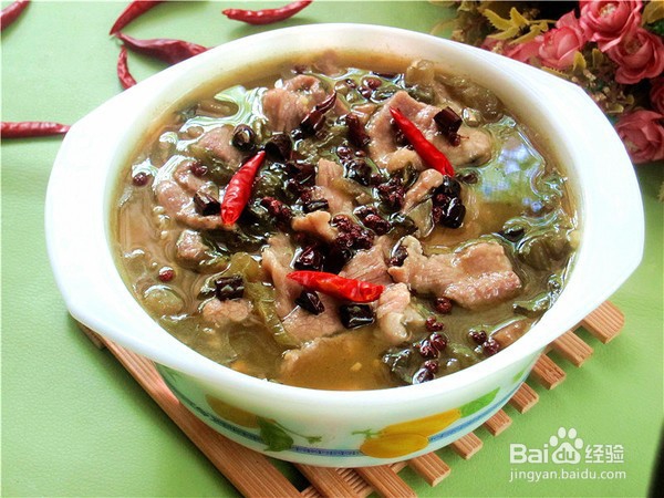 简单易学的家常菜蘑菇水煮肉片的做法