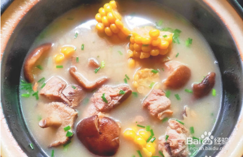 香菇玉米炖排骨怎么做好吃