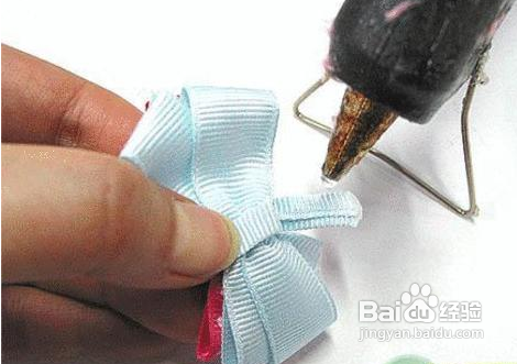 蝴蝶结发夹diy教程