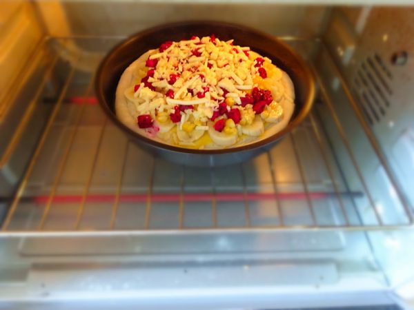 香甜清爽双拼水果披萨