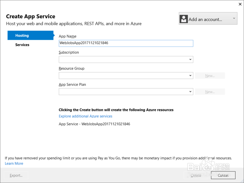 图解Azure App Service 中发布 ASP.NET Web应用