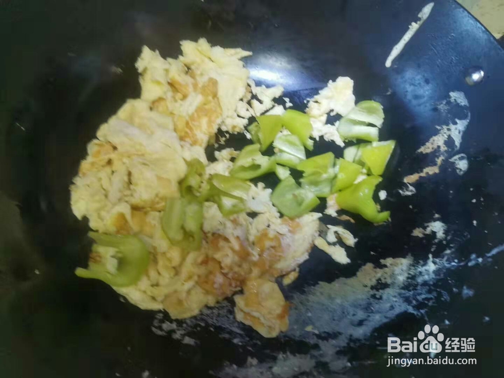 家常菜-鹅蛋炒尖椒