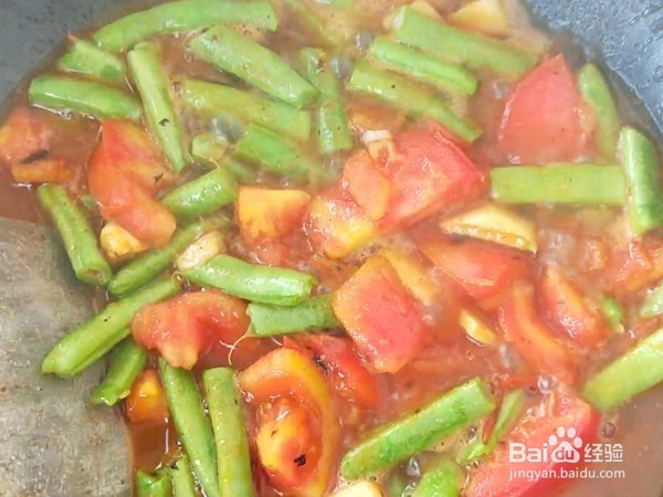 教你怎么做西红柿豆角焖面