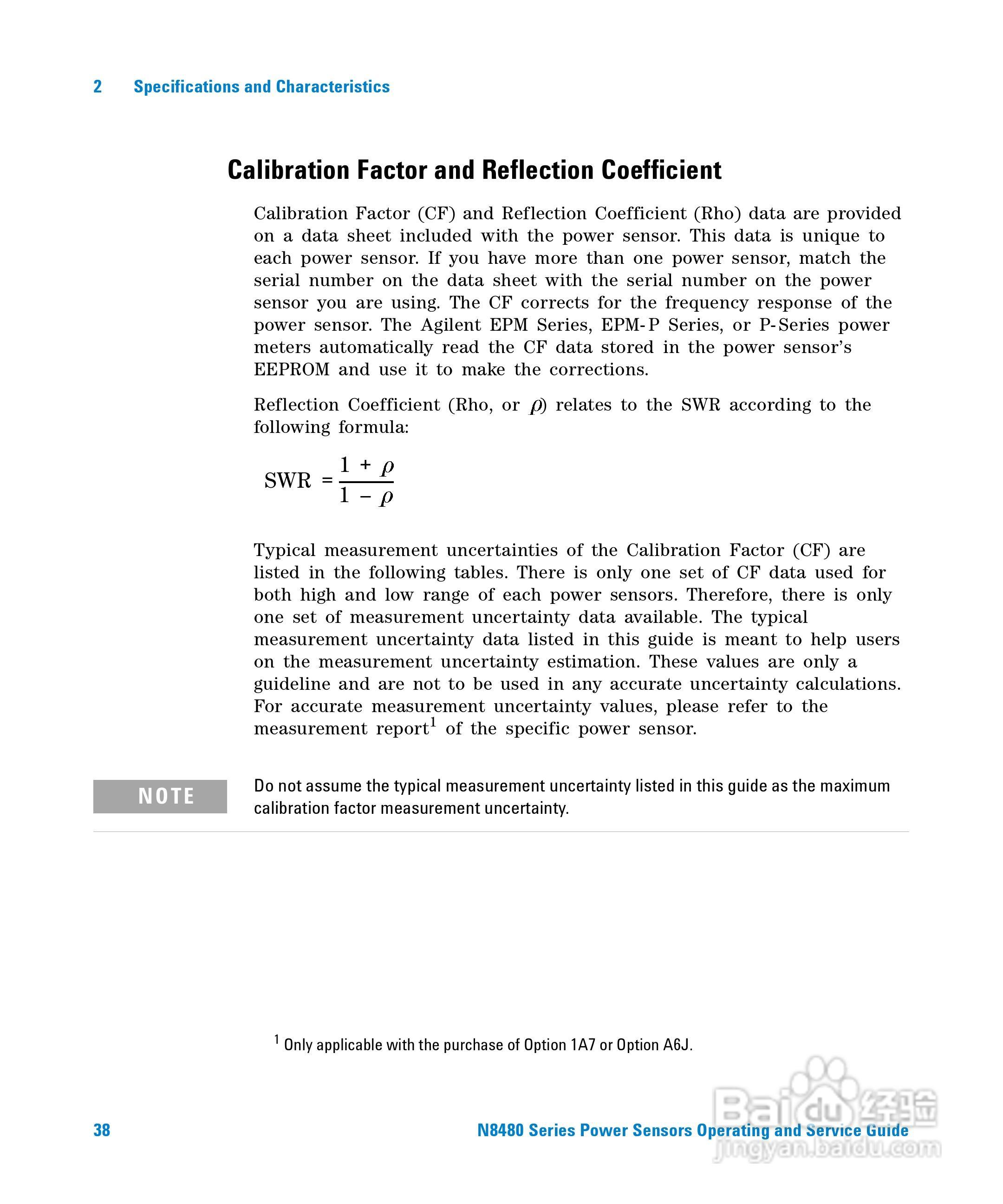 N8481A功率感测器使用手册:[6]