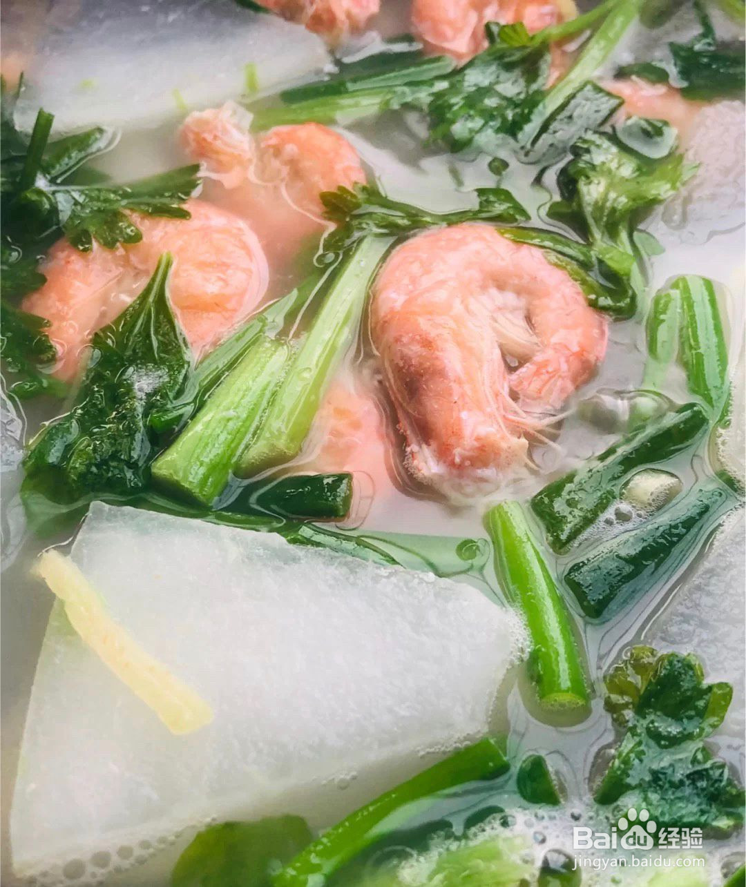 大虾冬瓜汤的做法