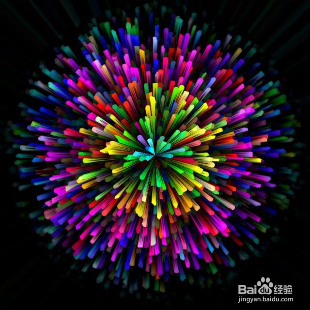 PS通过滤镜制作烟花