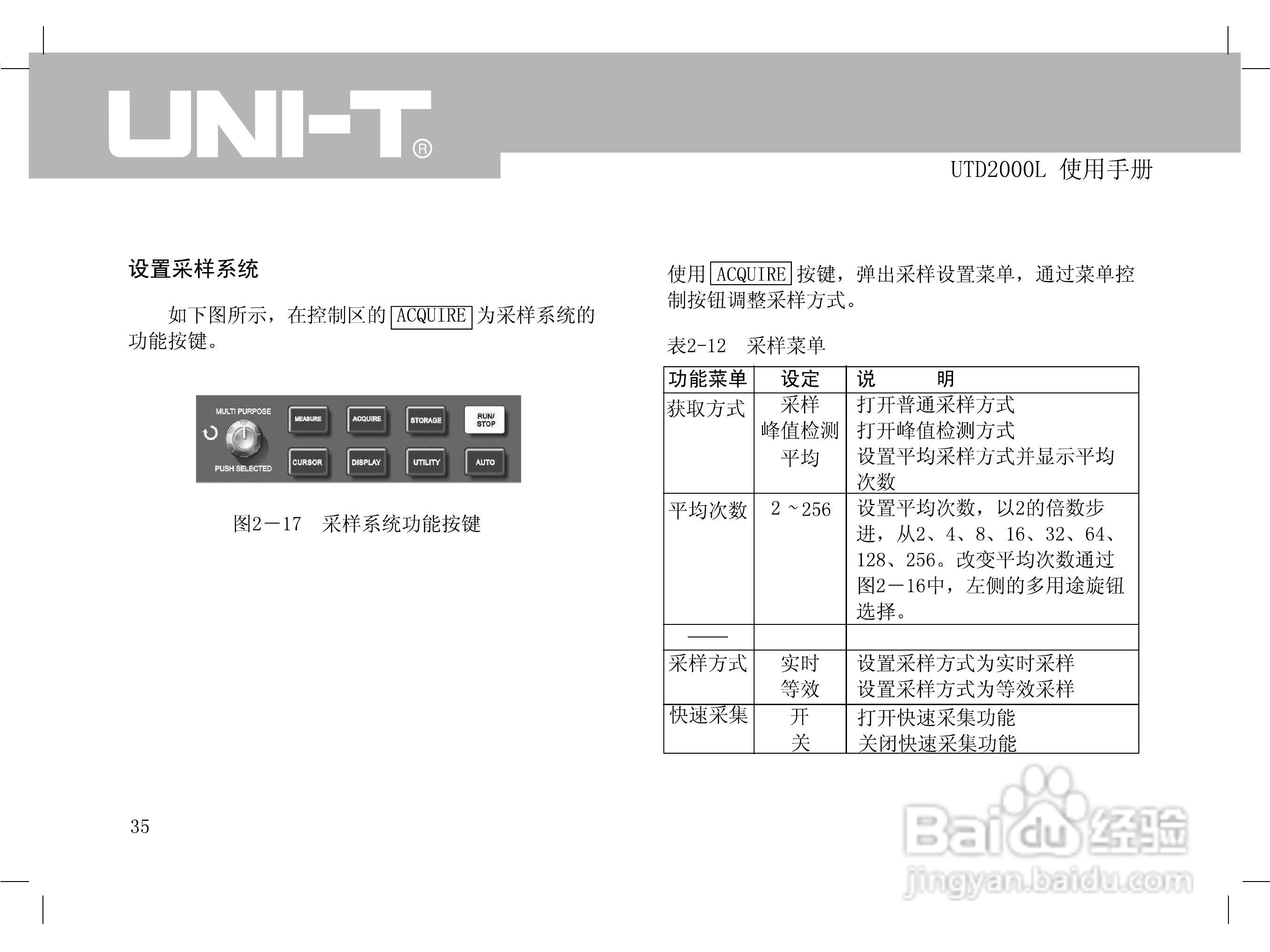 UTD2000L数字示波器使用手册:[5]