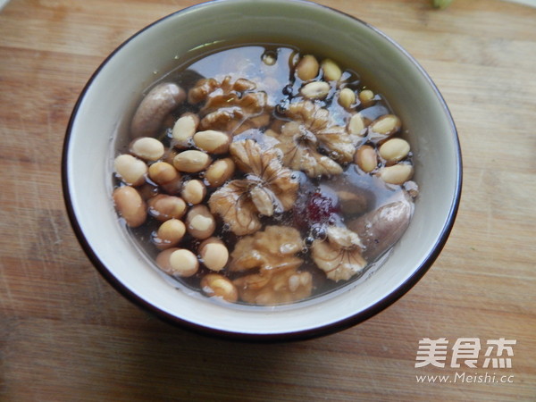 核桃黄豆豆浆