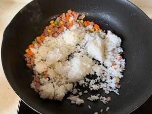 怎么做培根芦笋蛋炒饭
