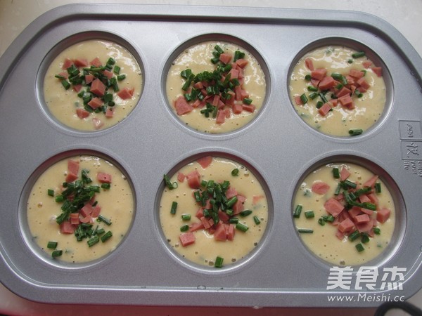 香葱火腿咸蛋糕