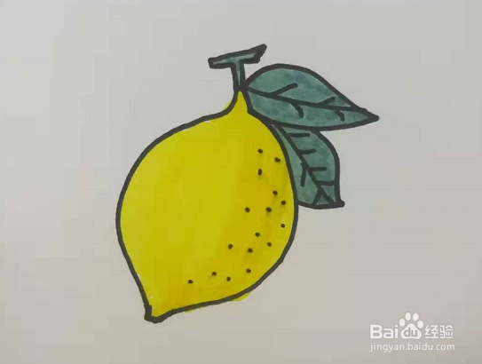 <b>简笔画的柠檬怎么画</b>