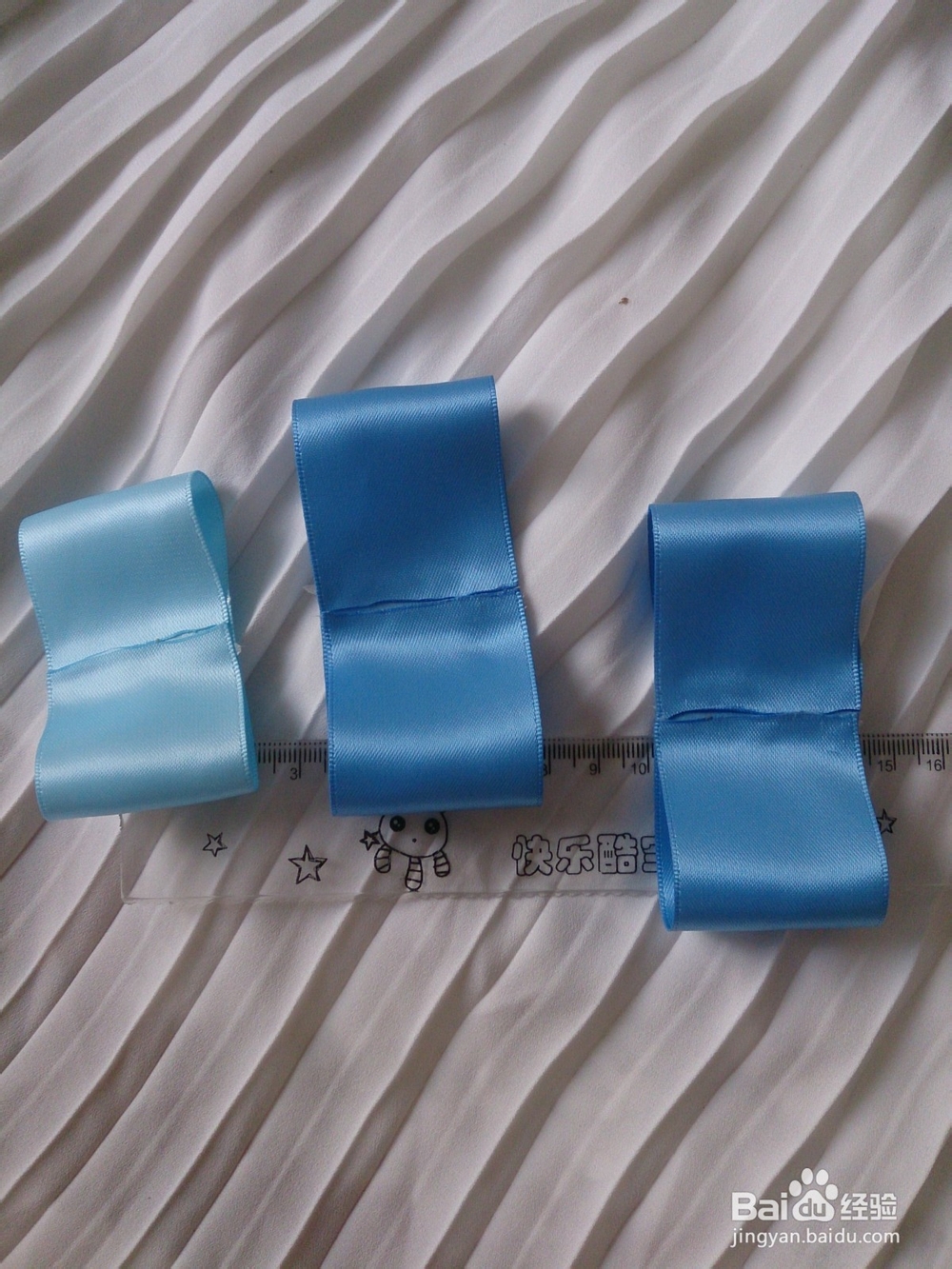 手工发饰蝴蝶结基础三