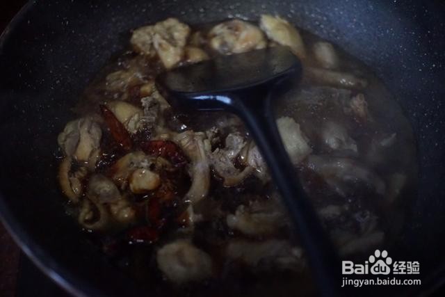 家庭自制生炒鸡肉