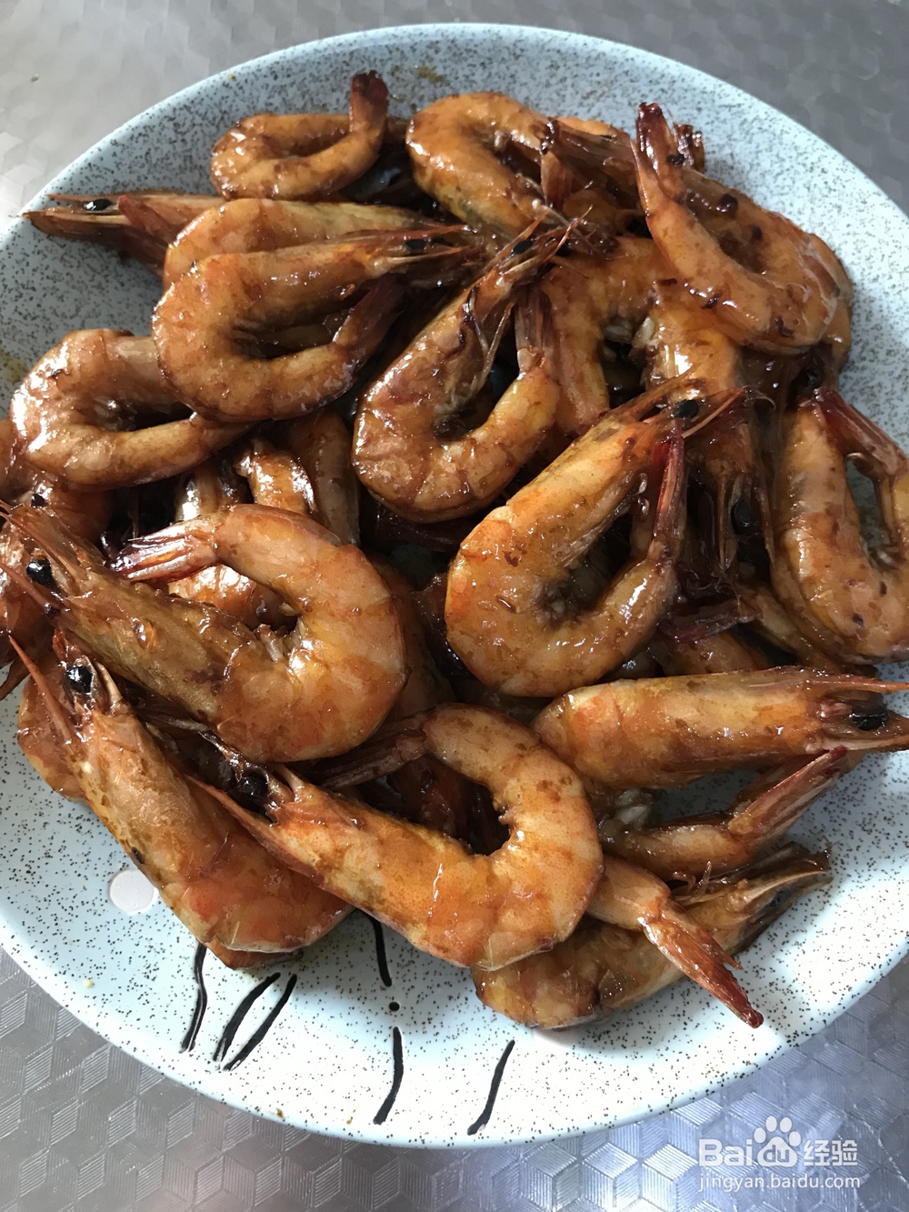 自己做大炒基围虾海鲜美食