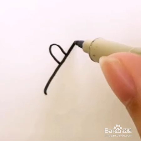 如何快速画出比心小手