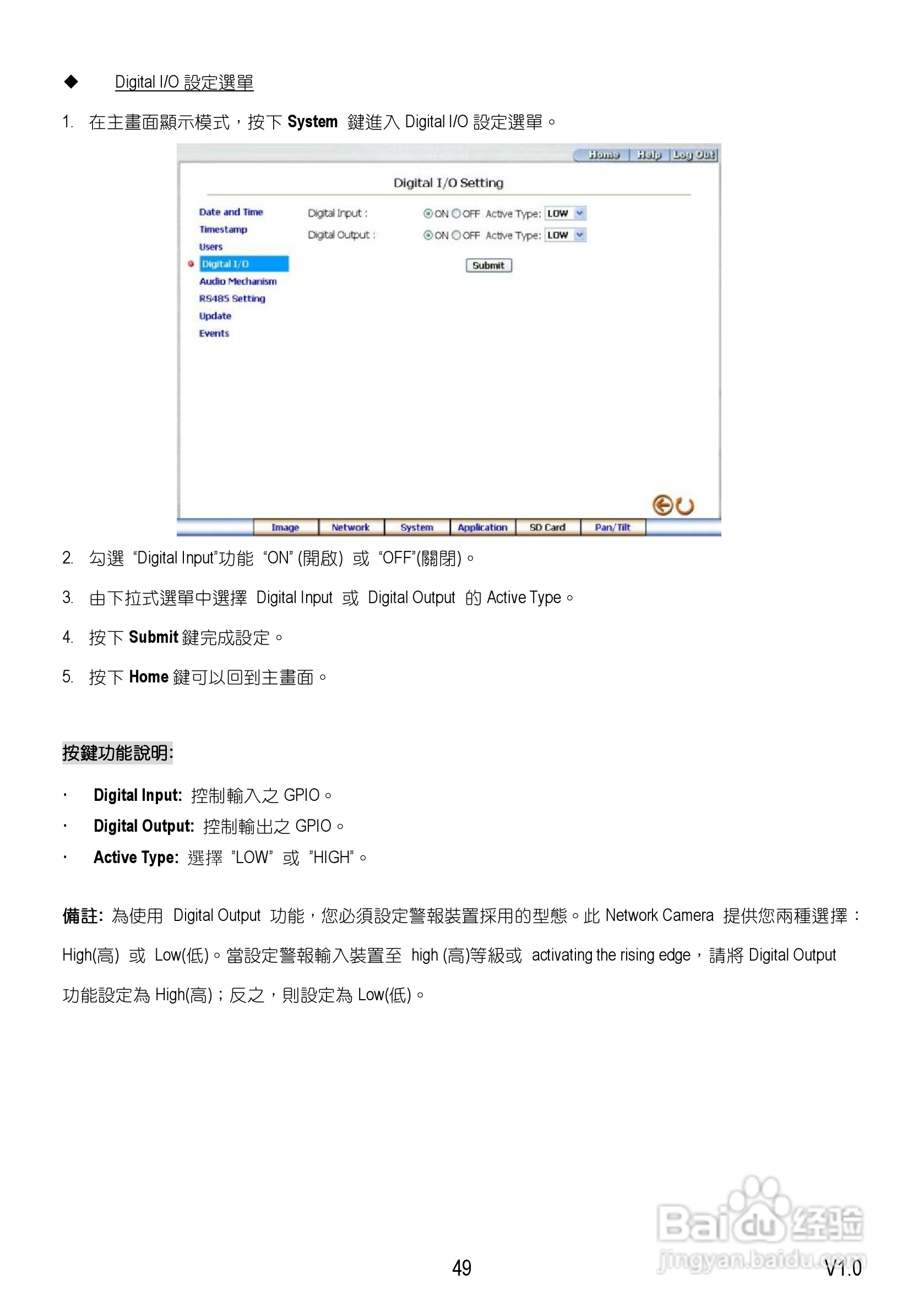 Speed Dome Network Camera 网路摄影机中文操作手册:[5]