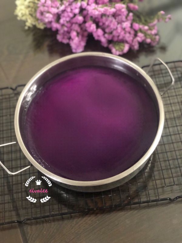 紫薯椰汁千层马蹄糕