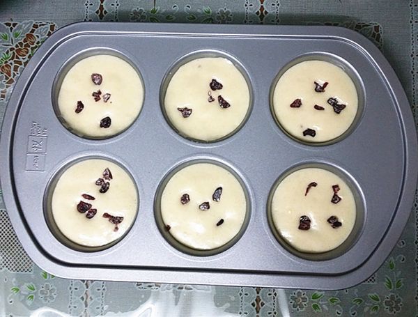 蔓越莓海棉小蛋糕