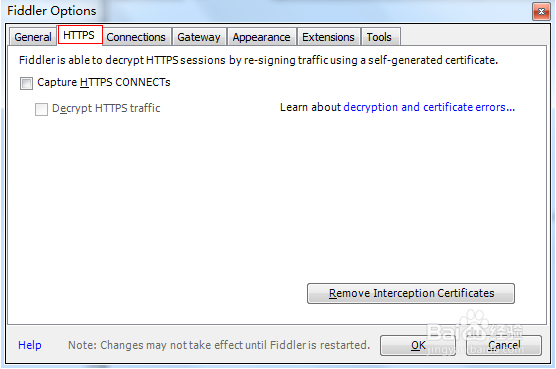 如何让Fiddler可以抓取https的请求