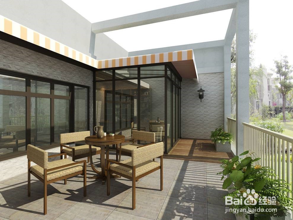 农村房子阳台门口怎么装修