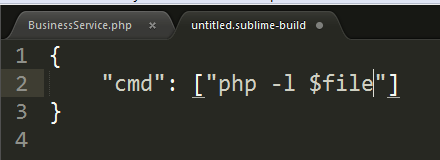 sublime添加php语法检查