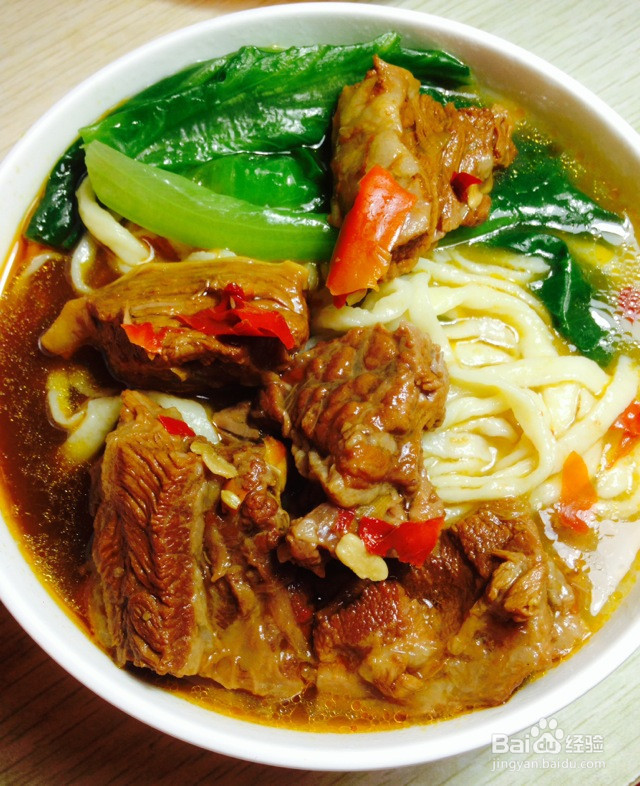 红烧牛肉面的做法