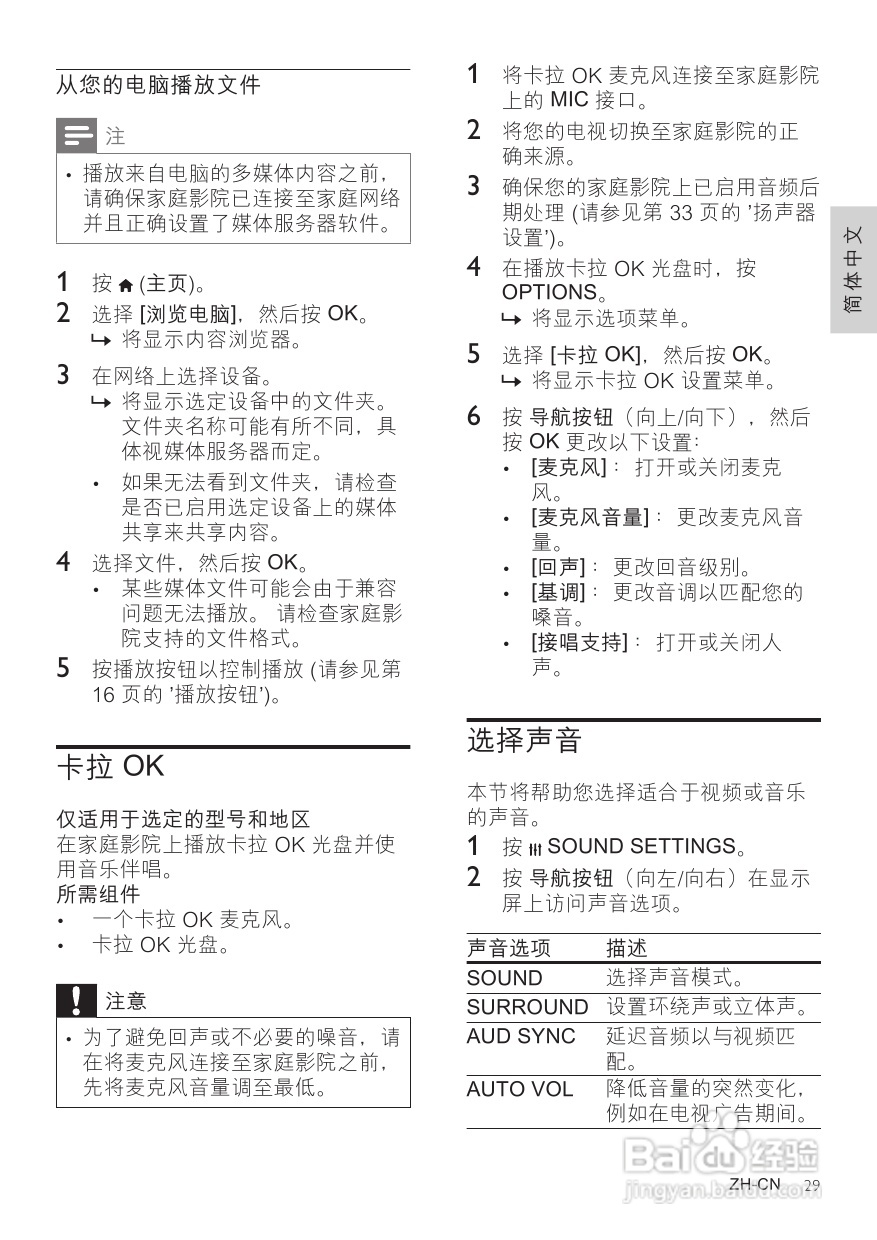 飞利浦HTB7590KD/98 5.1 家庭影院使用说明书:[2]