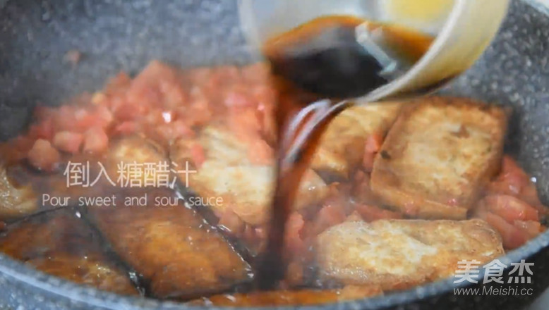 快手菜，糖醋脆皮豆腐