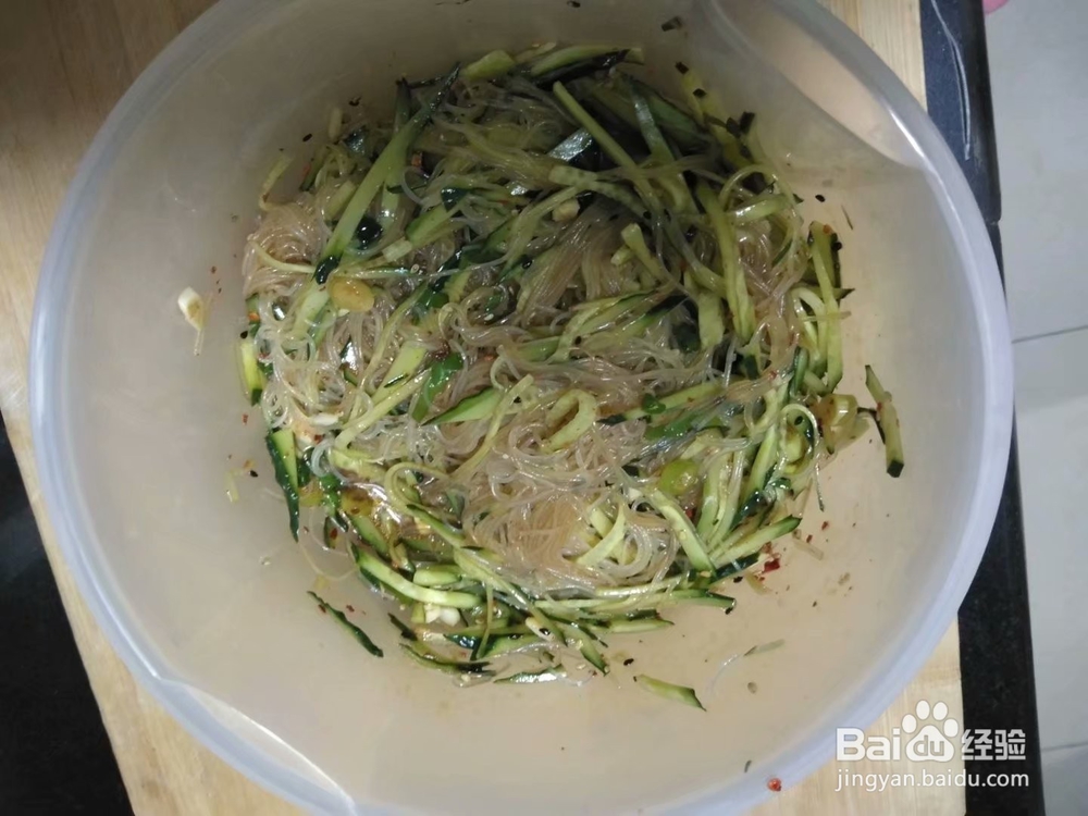如何制作凉拌黄瓜粉丝