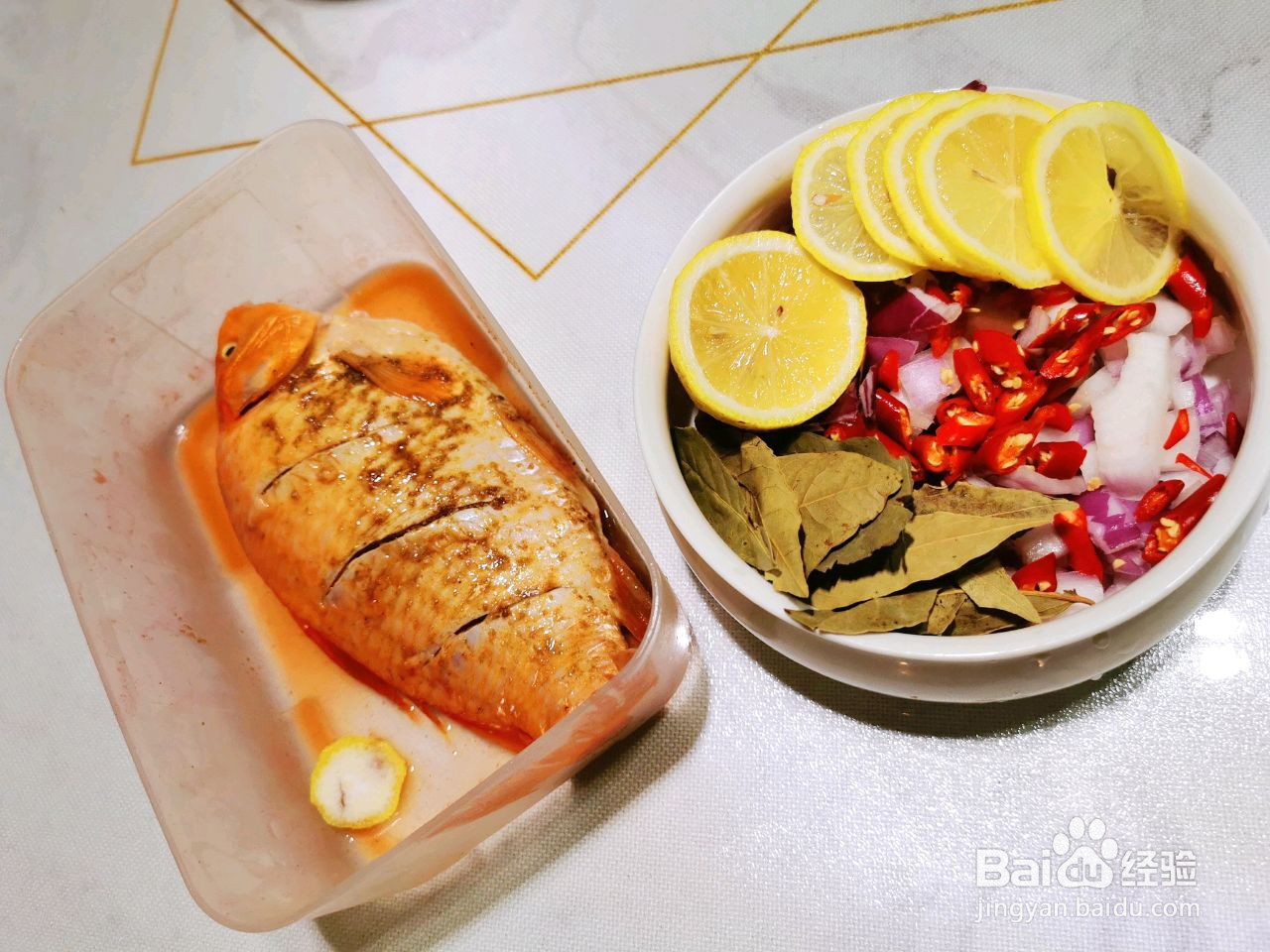 孜然柠檬烤鱼的做法