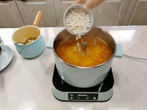 南瓜酒酿小元宵的做法