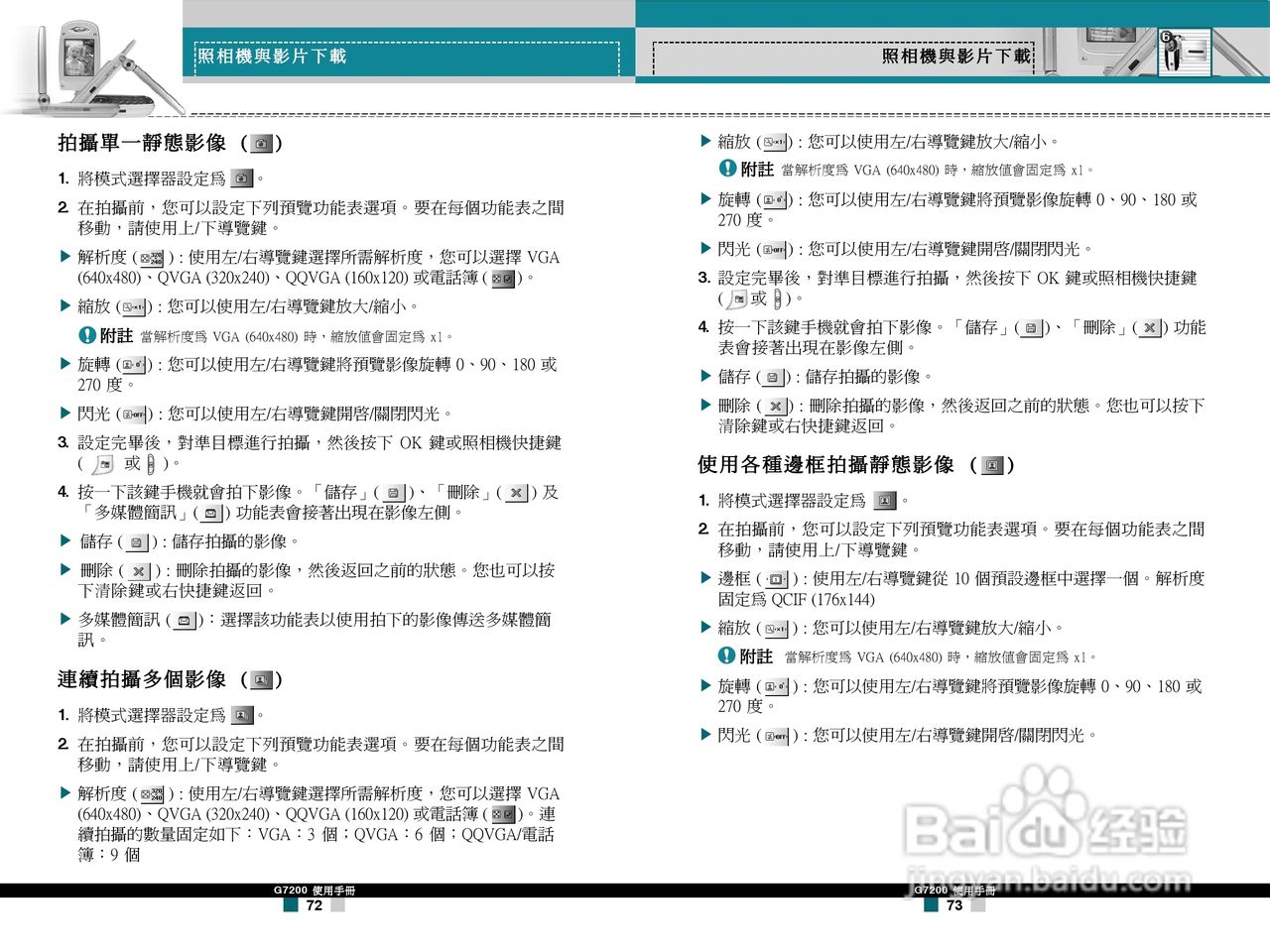 LG G7200手机使用手册:[4]