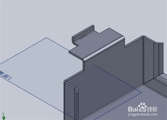 钣金的绘制(Solidworks)：[9]折弯薄片