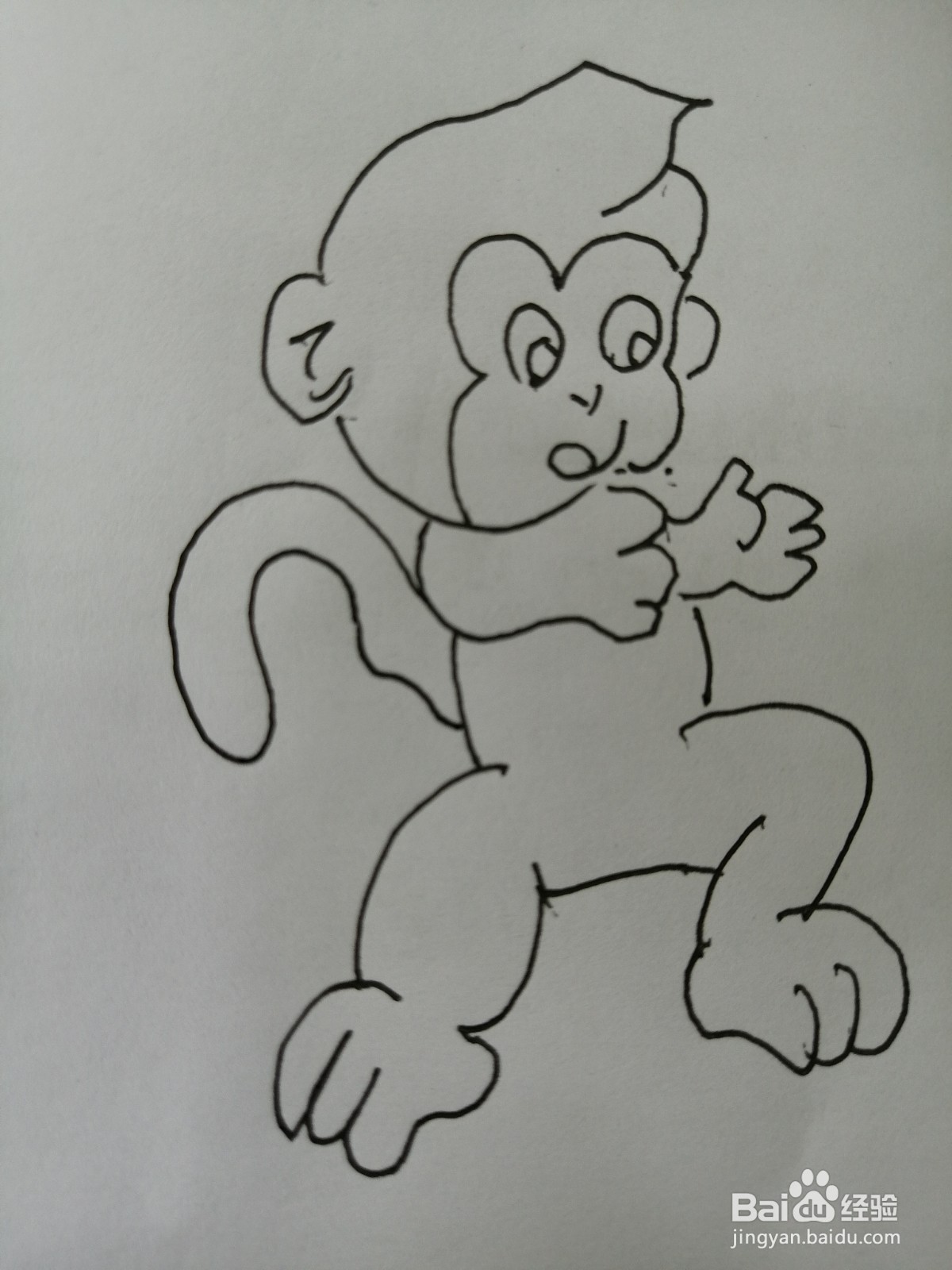 <b>简笔画小猴子怎么画</b>