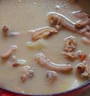 美容山药杂豆煲鸡脚