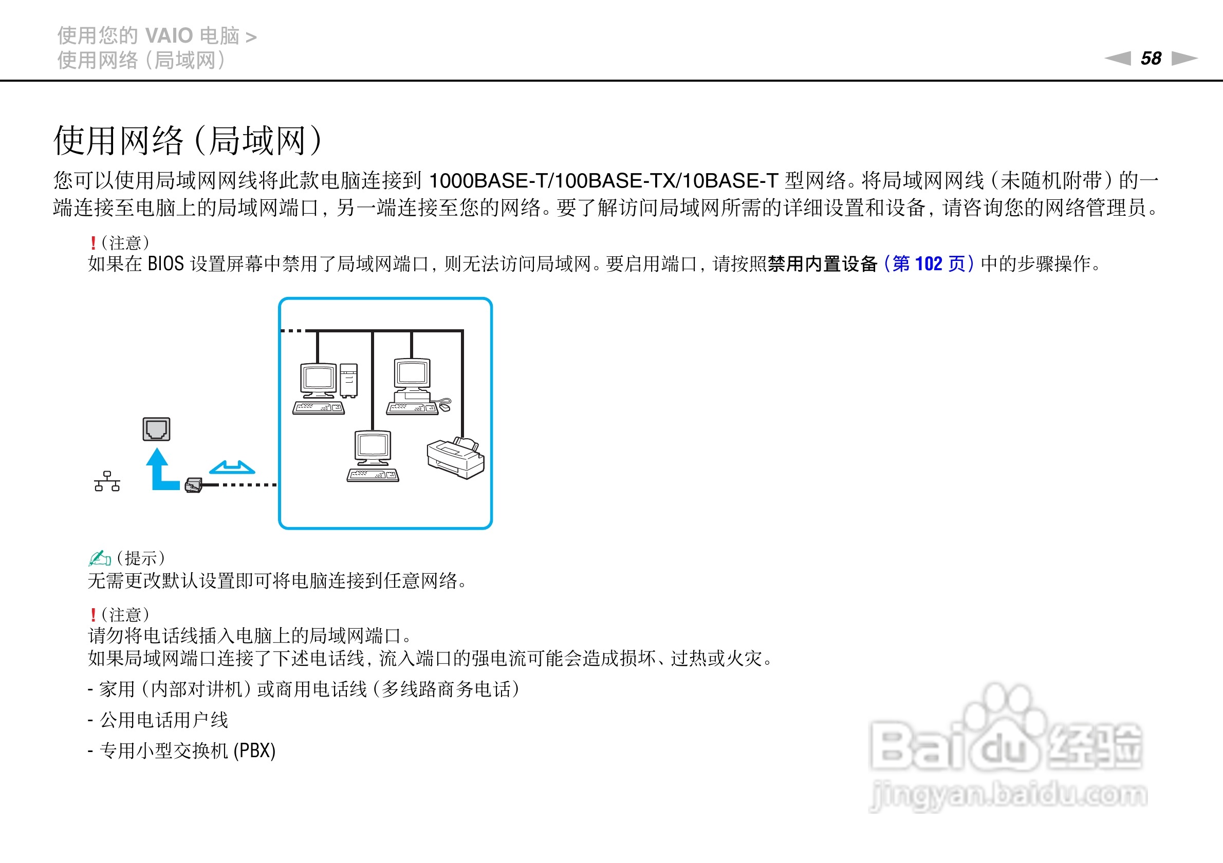 索尼VPCSA系列笔记本电脑使用说明书:[6]