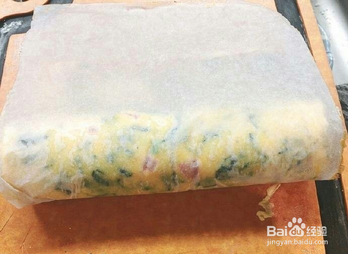 番茄菠菜烤蛋卷的做法