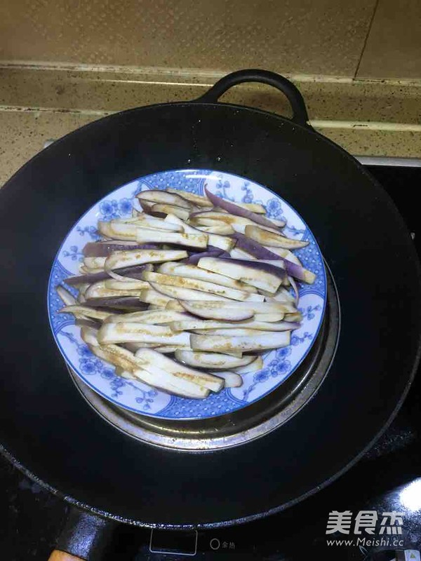 缤纷蒸茄子的做法