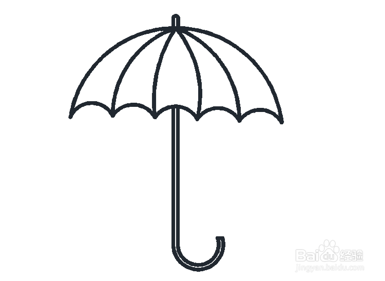 遮阳伞怎么画简笔画图片